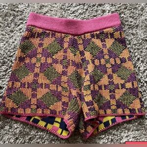 ISO Free People Malibu Pattern Sweater Set Shorts